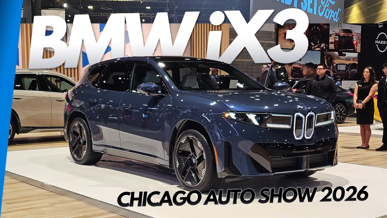 Первый взгляд на новый BMW iX3 | Чикагский автосалон