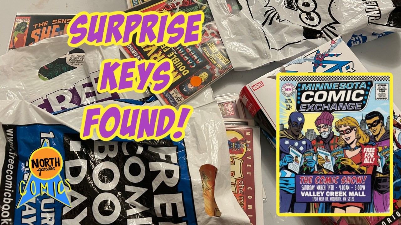 Пошёл за книгами по доллару, а ушёл с БОЛЬШИМ КЛЮЧОМ! - Бесплатная подборка комиксов с выставки MCE!