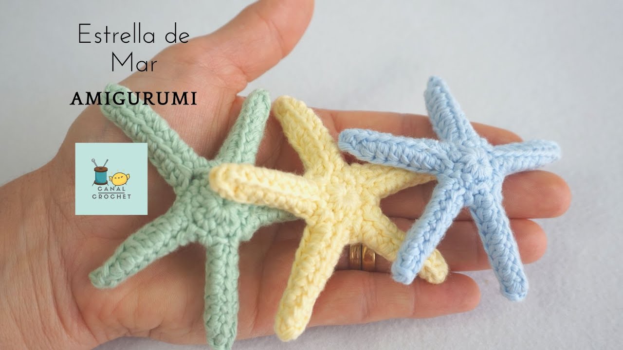 Estrella de Mar amigurumi tutorial.