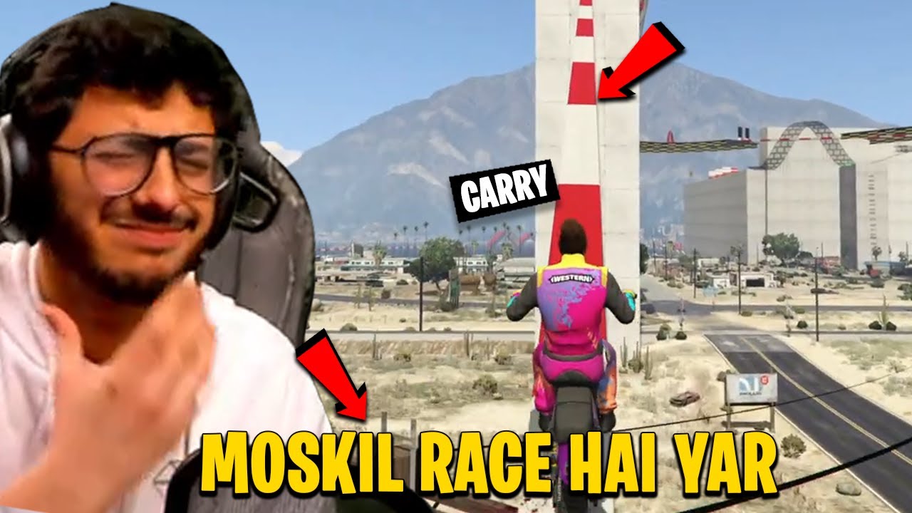 Impossible GTA V Bike Parkour | Carry Highlight