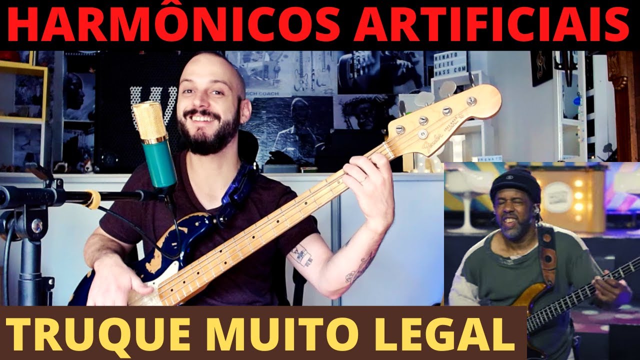COMO TOCAR QUALQUER NOTA COM HARMÔNICOS e BONUS: TÉCNICA DO VICTOR WOOTEN