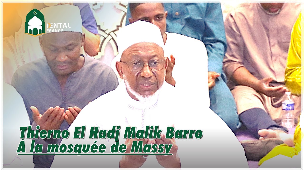 Thierno El Hadj Malik Barro à la Mosquée de Massy