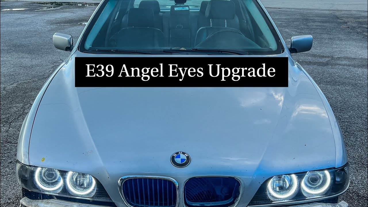 Обновление ангельских глазок в евро-стиле для BMW 5 серии E39! Новые ореолы!