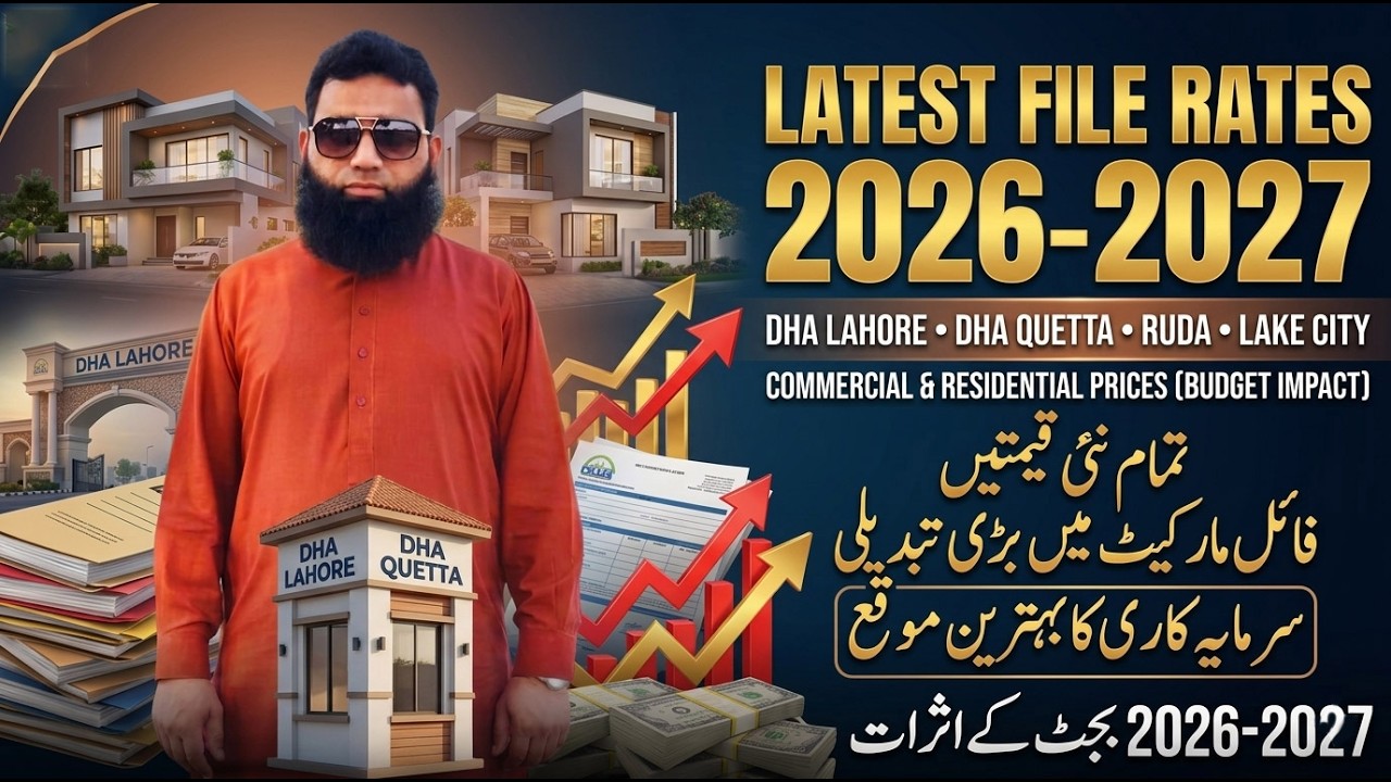Latest DHA File Rate Updates Across All Phases | Residential & Commercial Plot Price Analysis