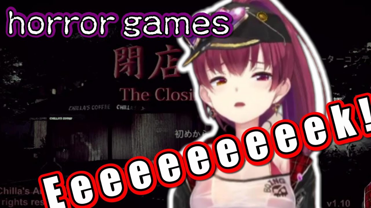 Highlights of Marine's Screams during the playing of Horror Game 
