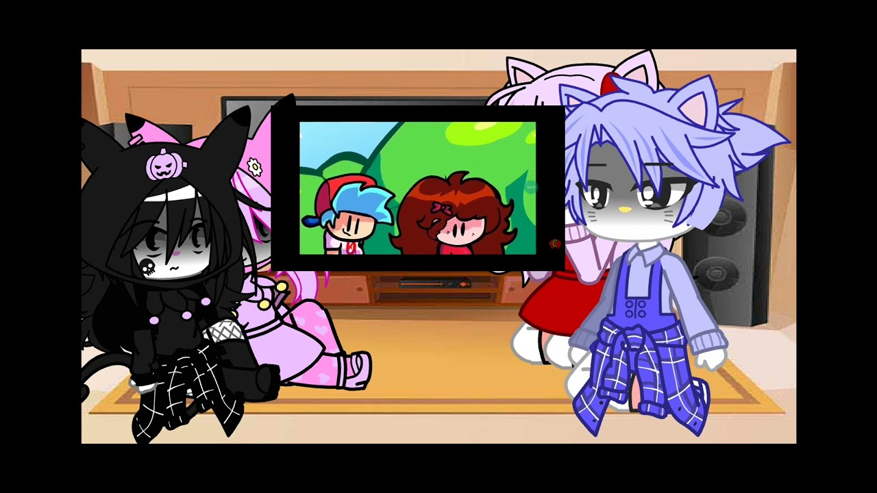 hello kitty react to hell on kitty