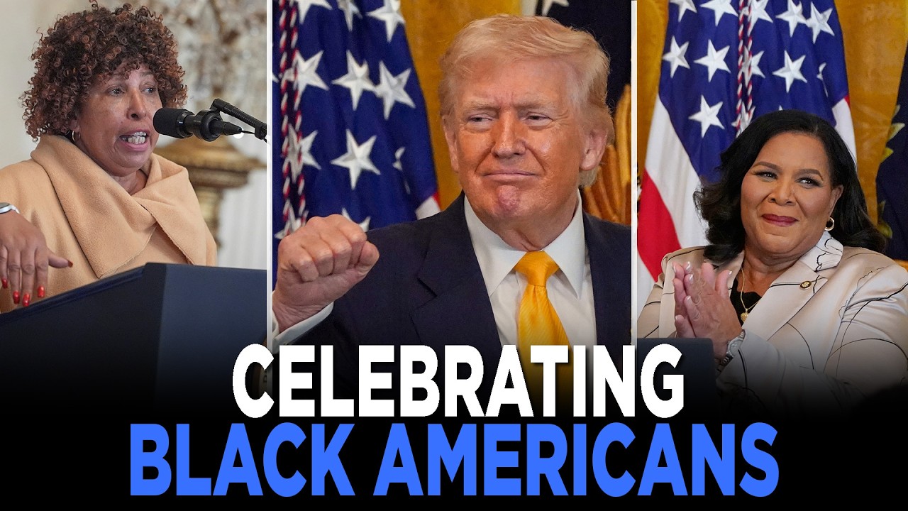 Trump Hosts Black History Event At White House, Acknowledges Black Community Initiatives | TRENDING