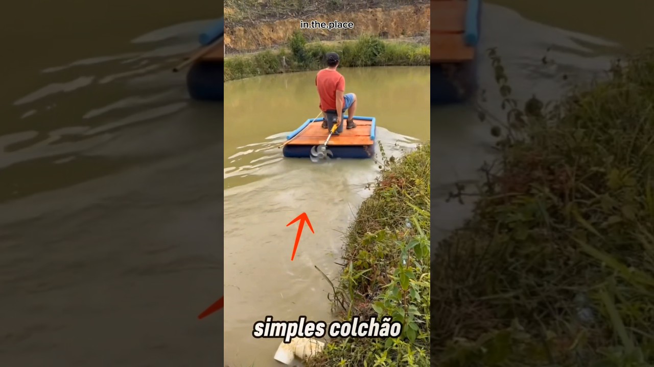 UM BARCO CASEIRO TOTALMENTE INSANO 😅