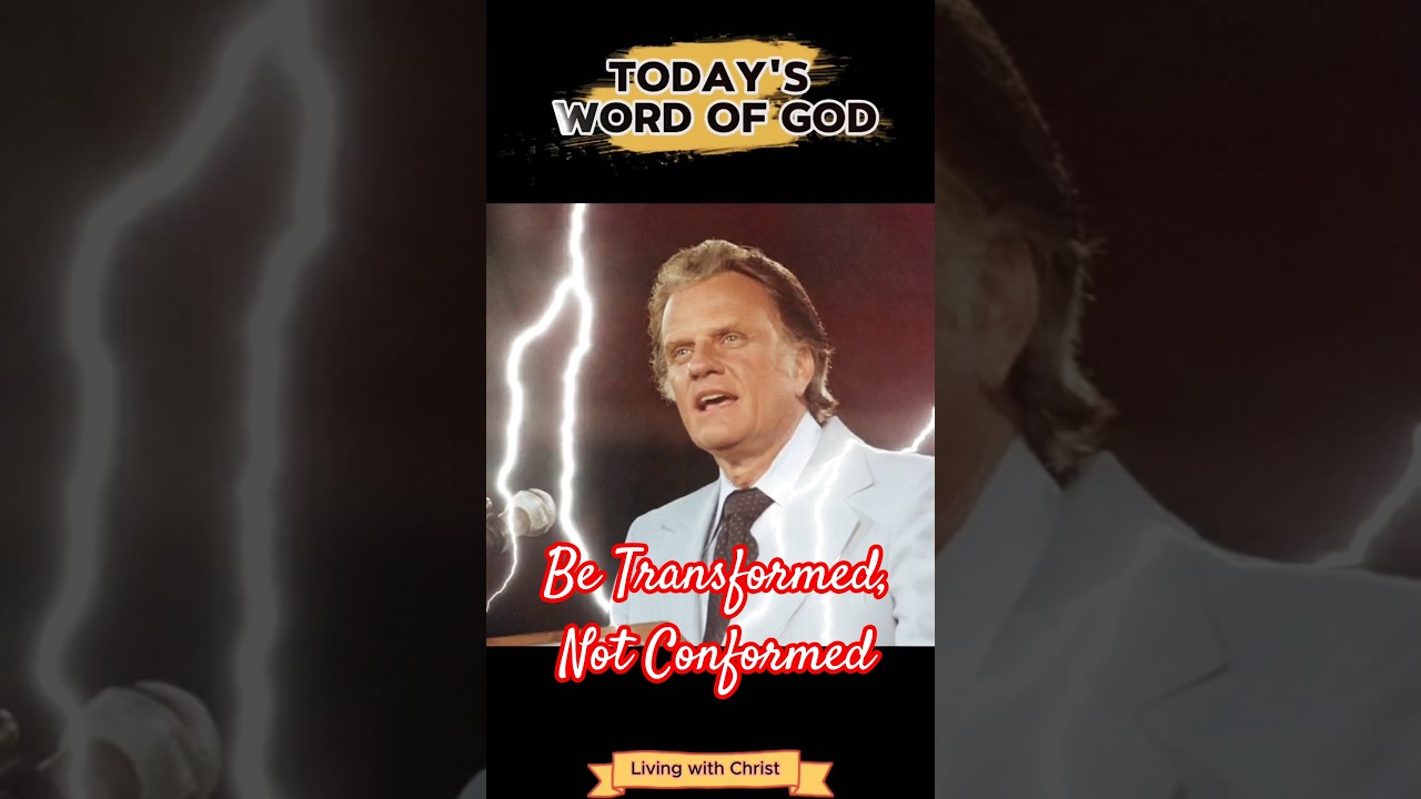 Be Transformed, Not Conformed | Billy Graham Sermon on Romans 12:2 #billygraham #shorts