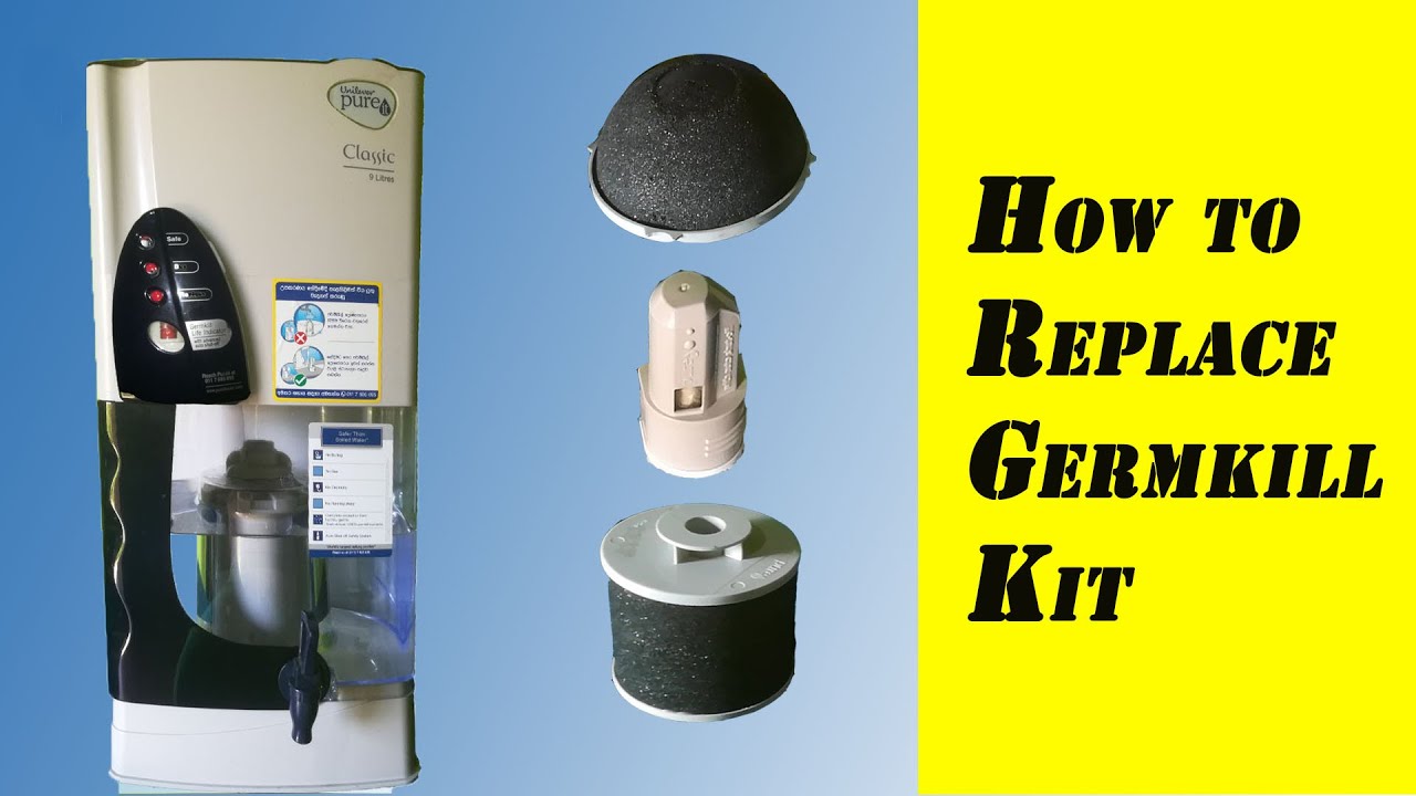 How to replace pureit germkill kit |change germkill kit | Sinhala video