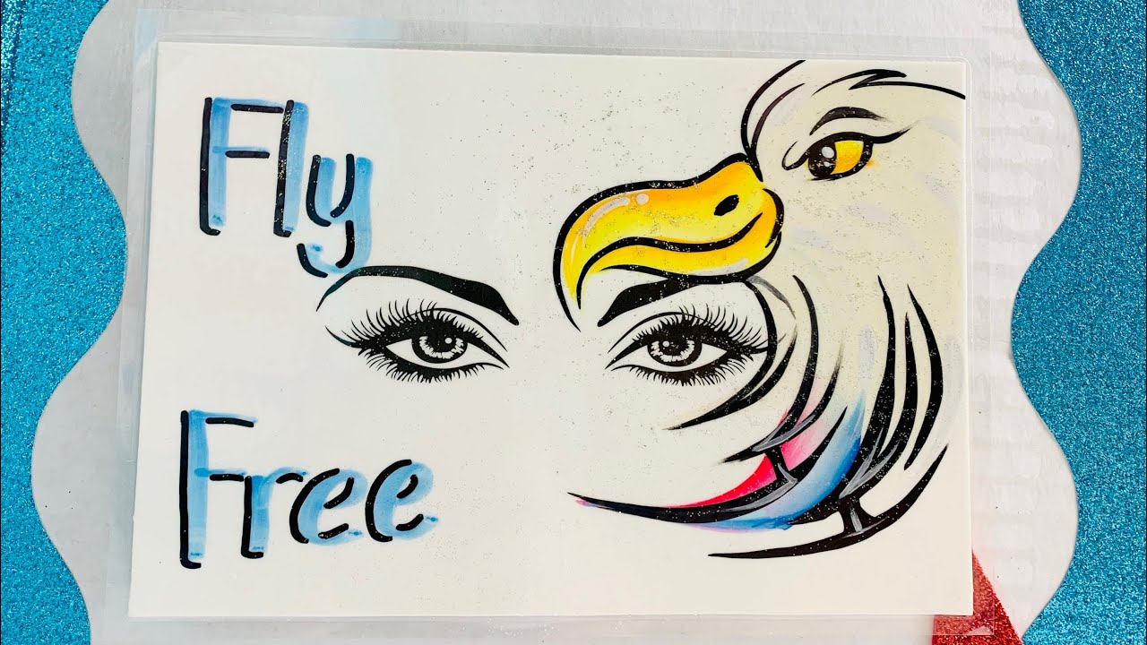 Easy [4th of July] Eagle Face Paint Design Tutorial