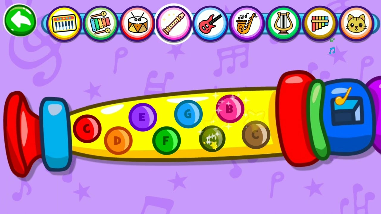 Colourful flute for kids