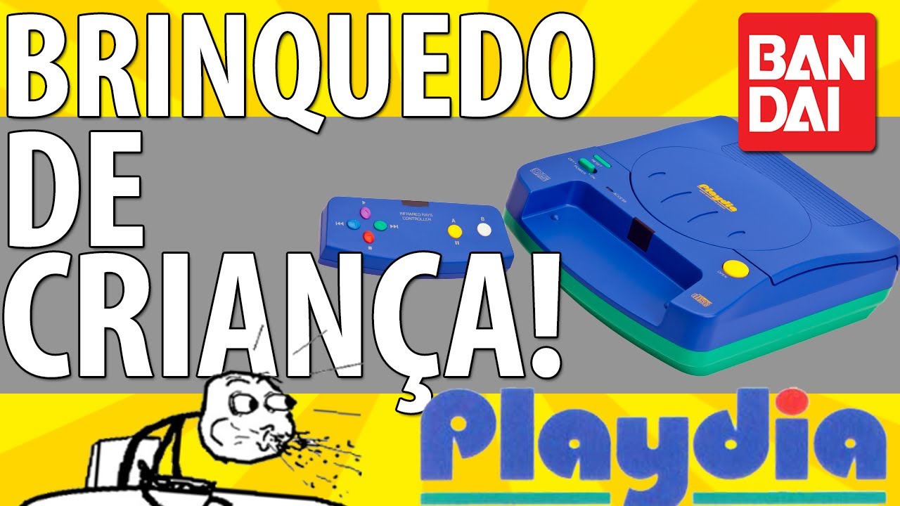 POR QUE NÃO DEU CERTO? Bandai Playdia