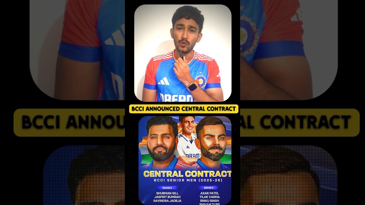 Bcci central contract 2026 update #bcci