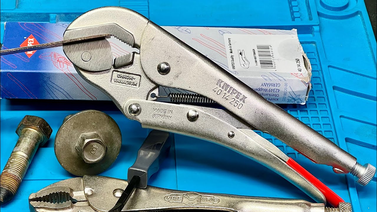 Unique Pivoting Locking Pliers You Need! - KNIPEX - Universal Grip Pliers (4014250)