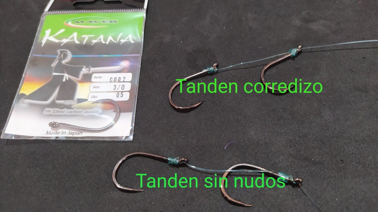 Tanden sin nudos y tandes corredizo