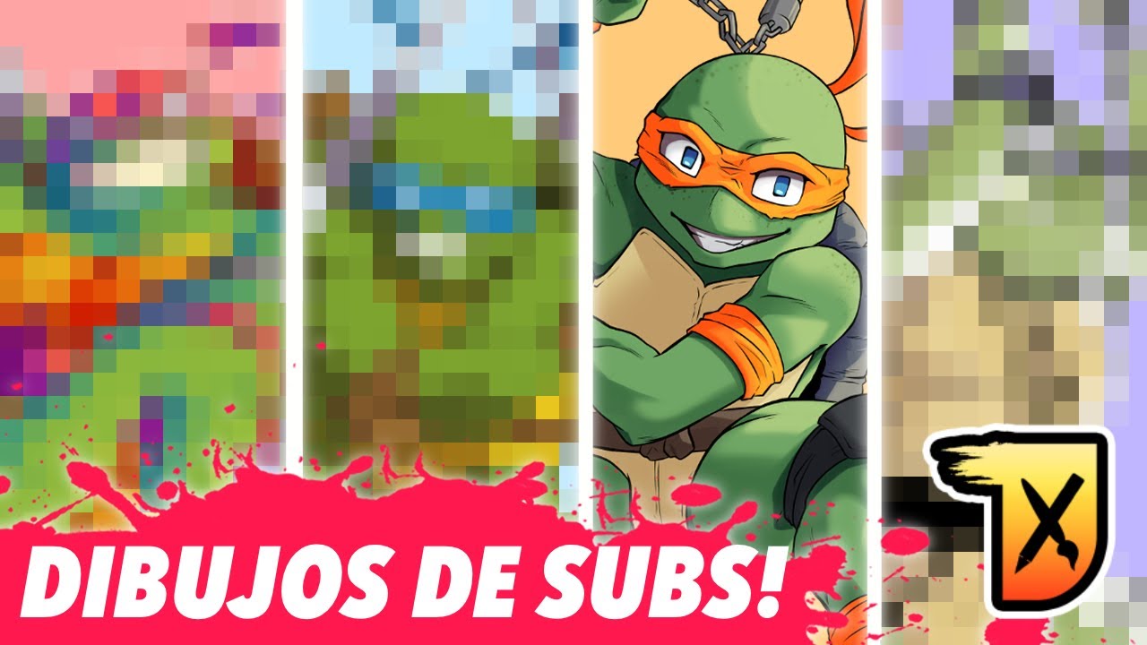 Suscriptores TERMINAN mi Ilustración! - Tortugas Ninja Caos Mutante - Drawvengers S2 Ep 04