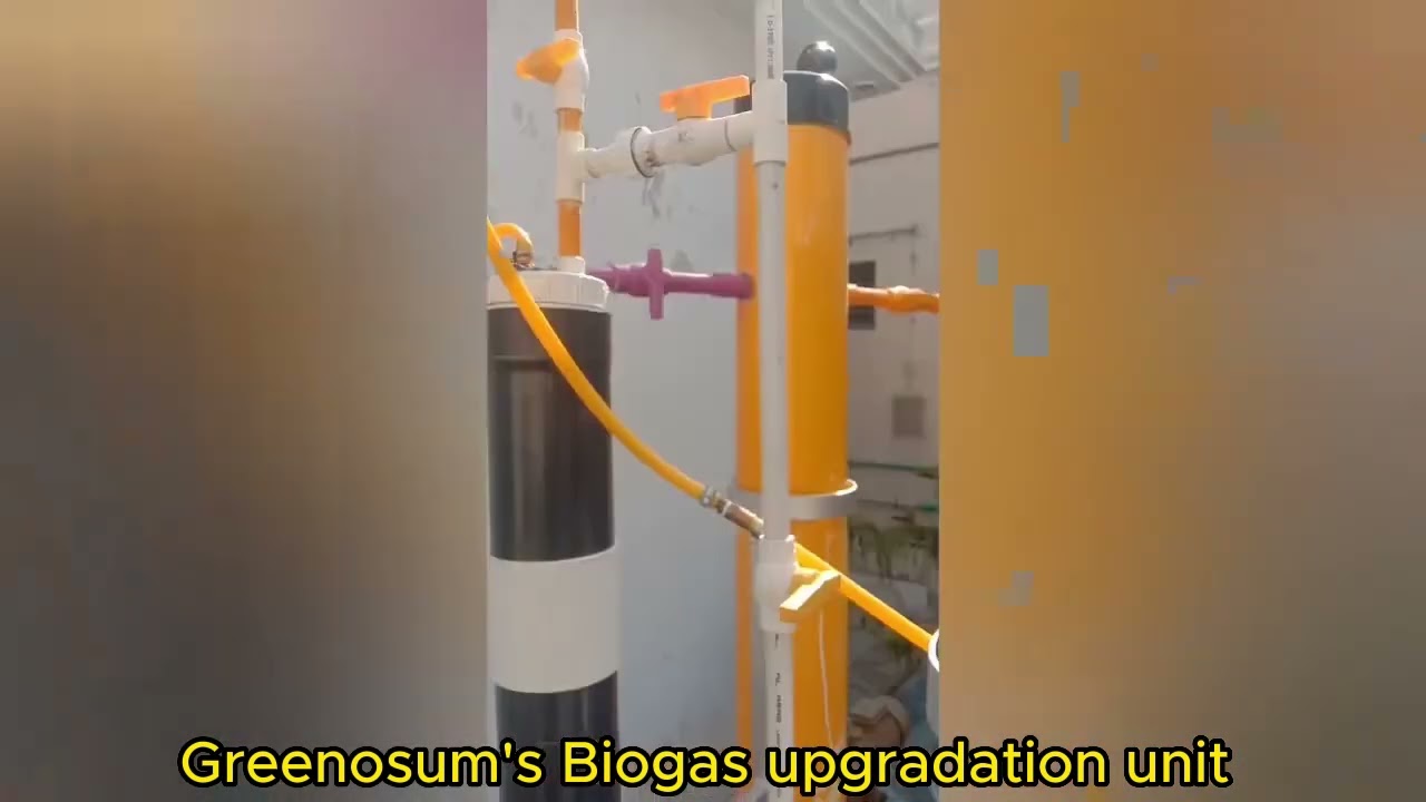 Portable biogas plant installation by Greeno-sum in Multan, Pakistan
