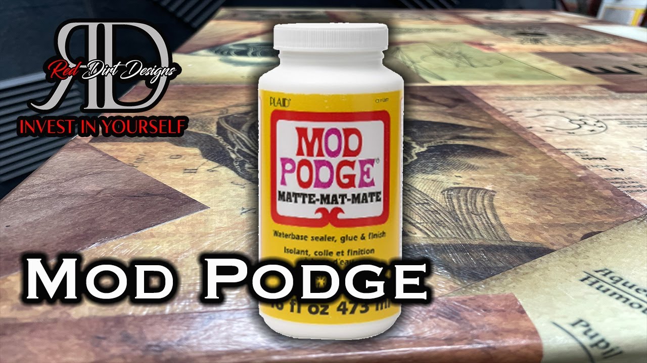 Mod Podge On Canvas