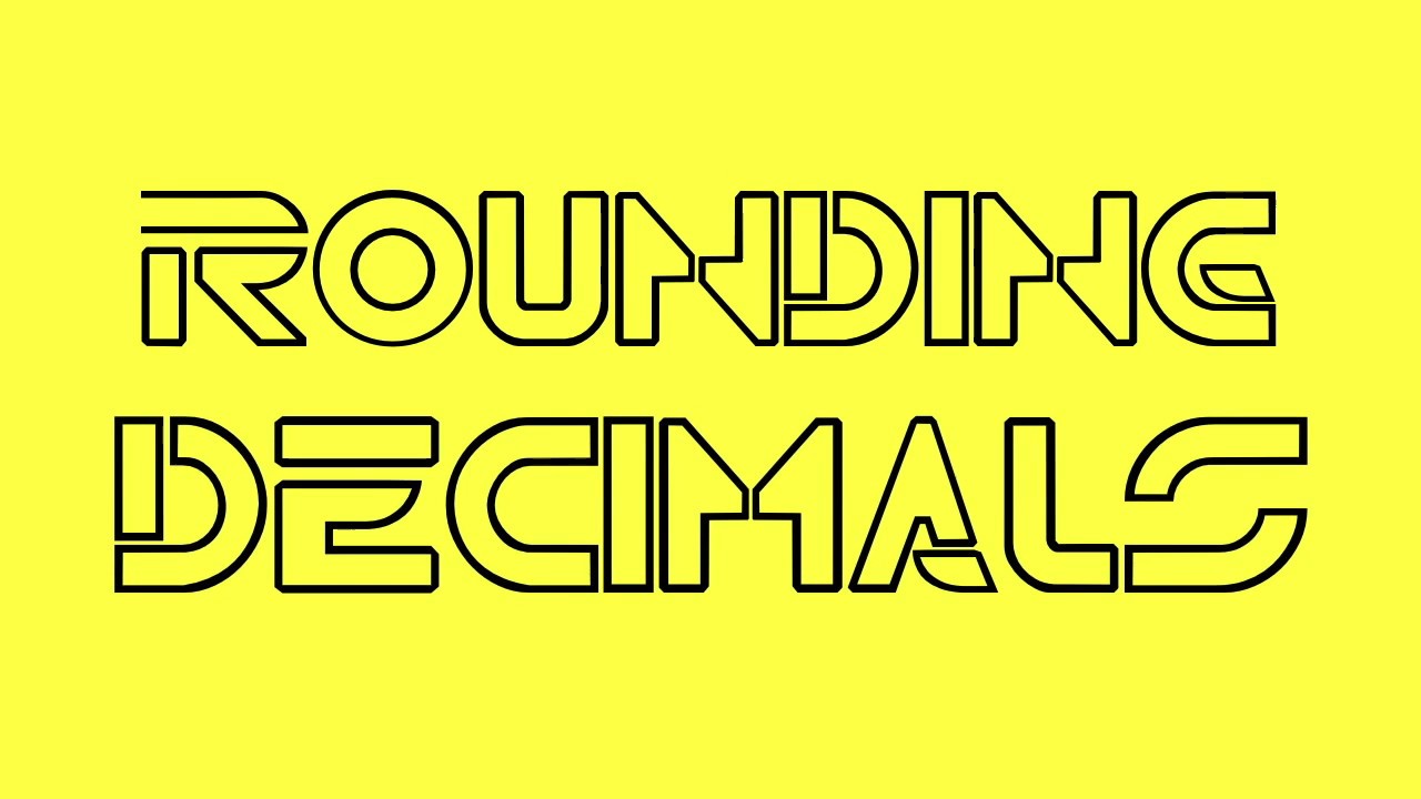 Rounding Decimals