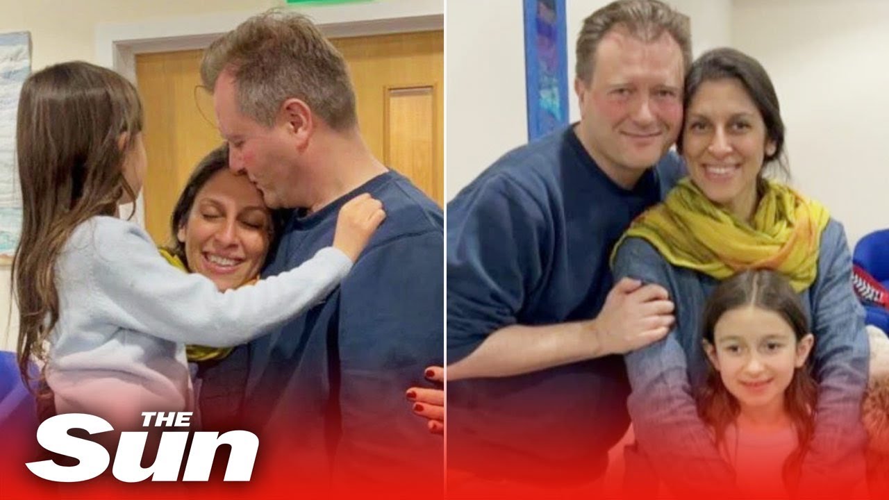 Nazanin Zaghari-Ratcliffe lands in UK & hugs daughter after six years of Iran jail hell