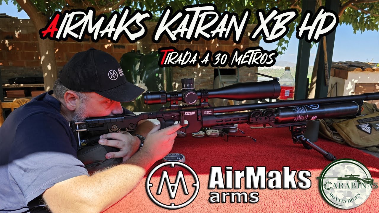 AIRMAKS KATRAN XB HP TIRADA A 30 METROS @carabinasmontevirgen2020  @airmaksarms3884