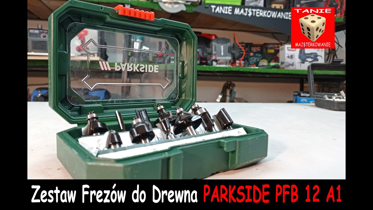 TEST Zestawu 12 Frezów PARKSIDE PFB 12 A1 (Stal Węglowa;)) - Czyli Jak Lidl Nabił Mnie w Butelkę ;)