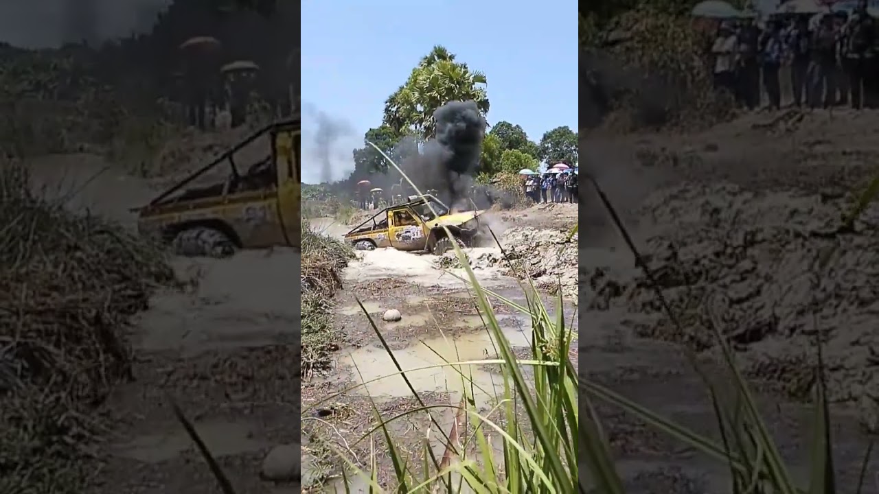 #ต้นล้อโต#Khanom Offroad 2023🌴Off road on the beach🌴#offroad #4WD#4wheels #offroad Thailand