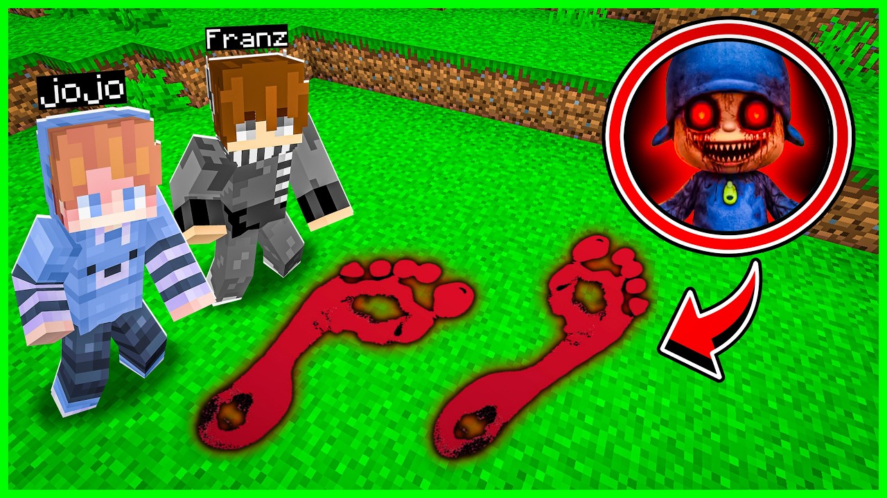 AKU MENEMUKAN JEJAK KAKI POCOYO JAHAT MENGERIKAN di MINECRAFT