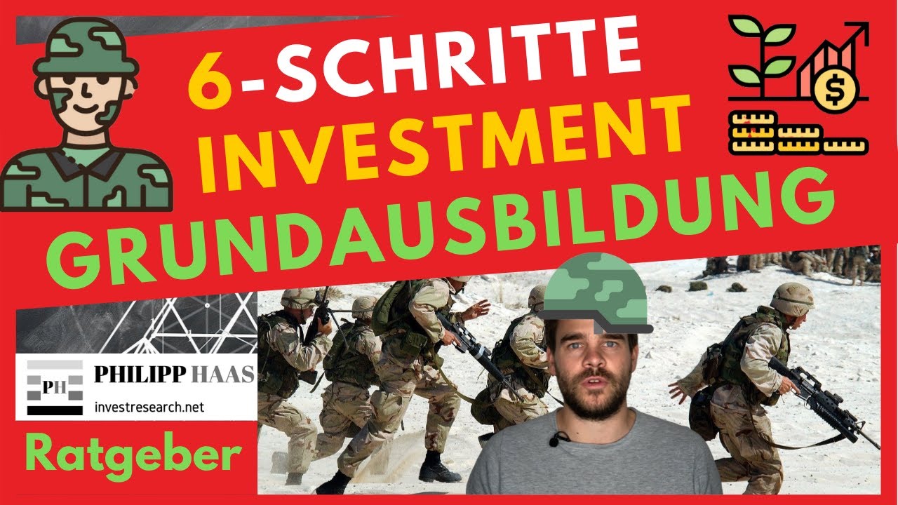 6 Schritte Investmentgrundausbildung - Wie mit Investieren / Geldanlage anfangen? So selber machen!
