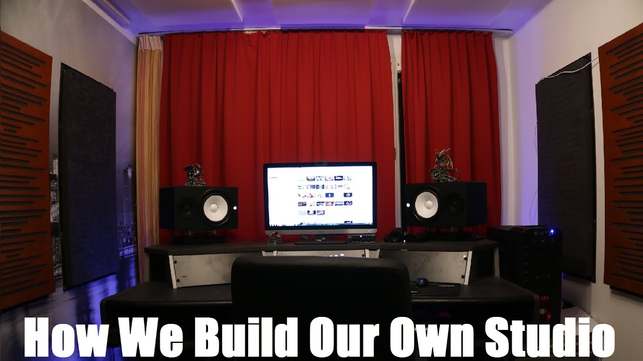 How We Built Our Studio: BEFORE & AFTER Acoustic Treatment included (STUDIO UPDATE)