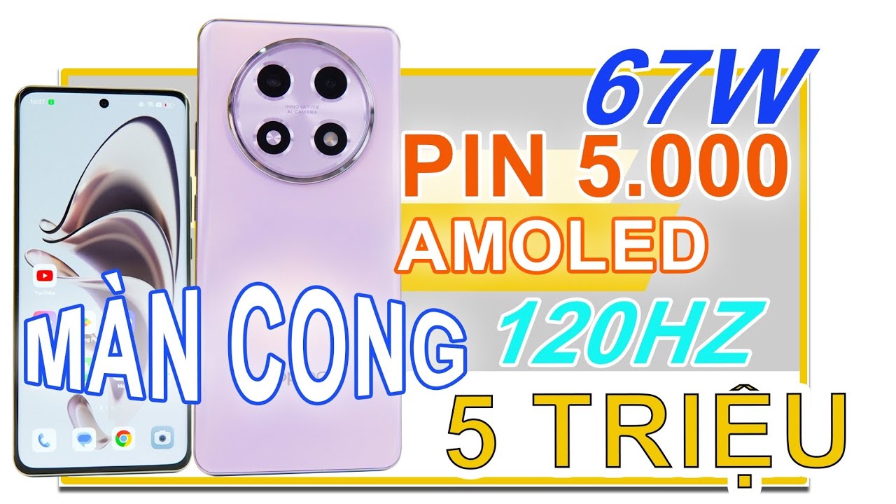Mở hộp OPPO A2 PRO 5G: MÀN CONG AMOLED 120HZ, DIMEN 7050, PIN 5.000 SẠC 67W... GIA RẺ !!!