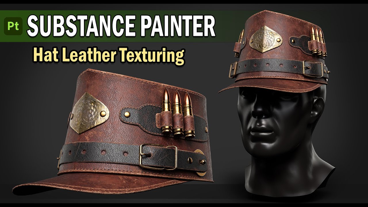 Hat Leather | Leather Material | Substance painter