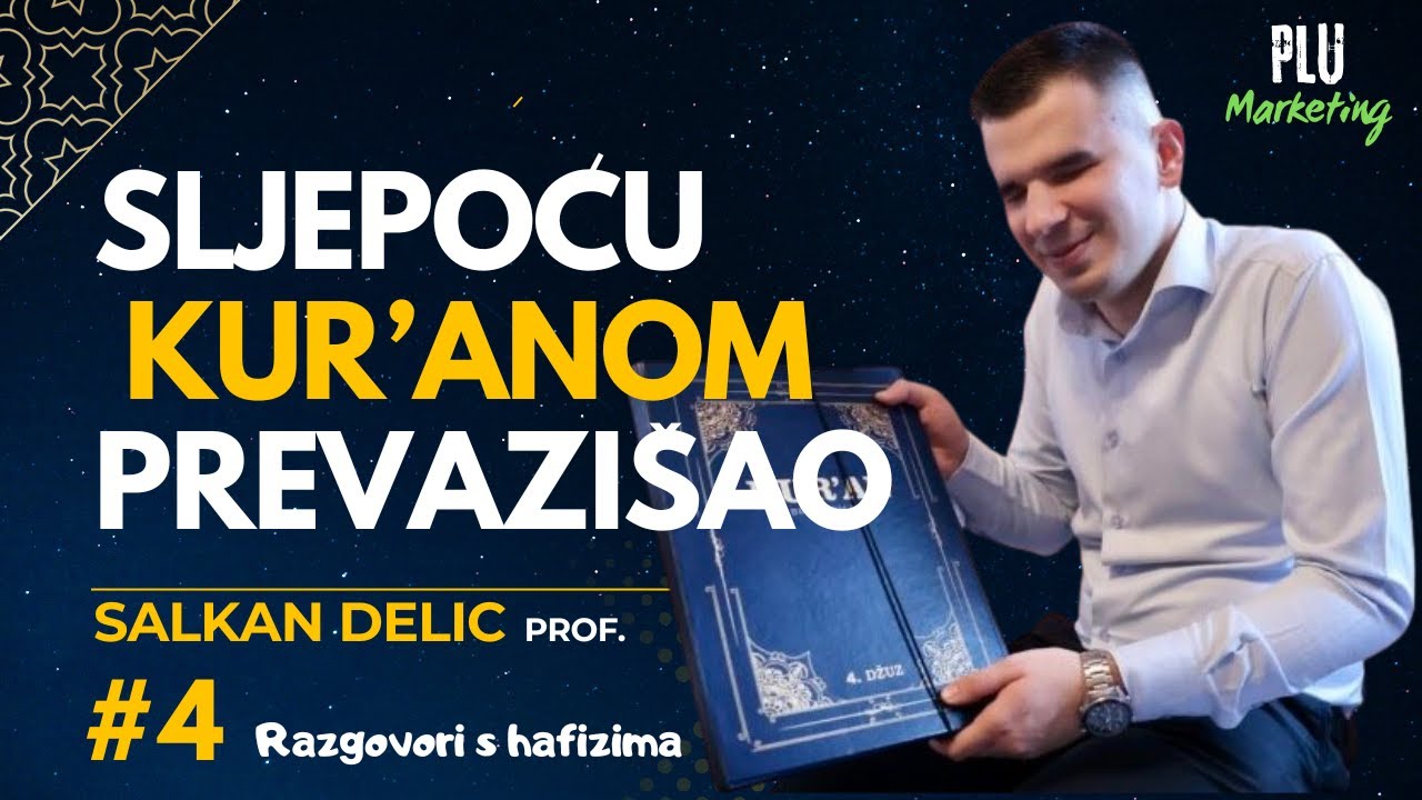 SLJEPOĆU KUR`ANOM PREVAZIŠAO - Salkan-ef. Delić, prof. #4 Razgovori s hafizima