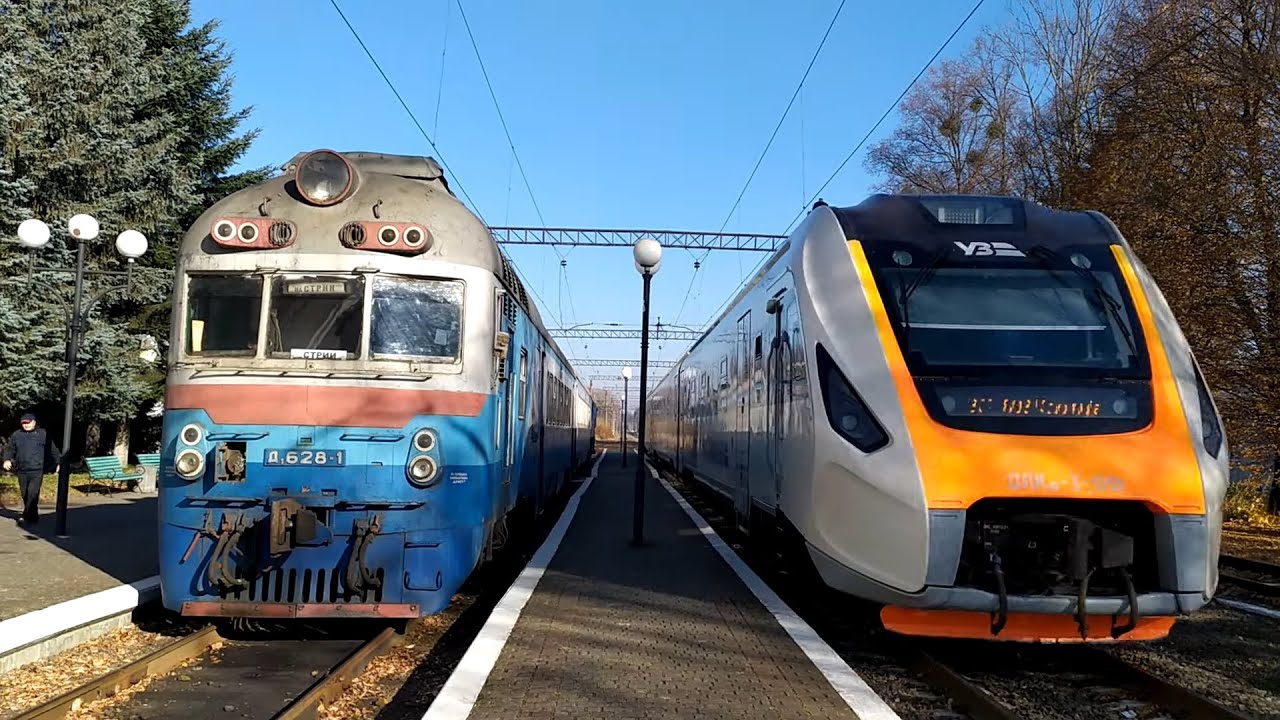 Моршин 2021: Прикарпатський експрес Ківерці-Коломия і дизель Франківськ-Стрий прибувають у Моршин
