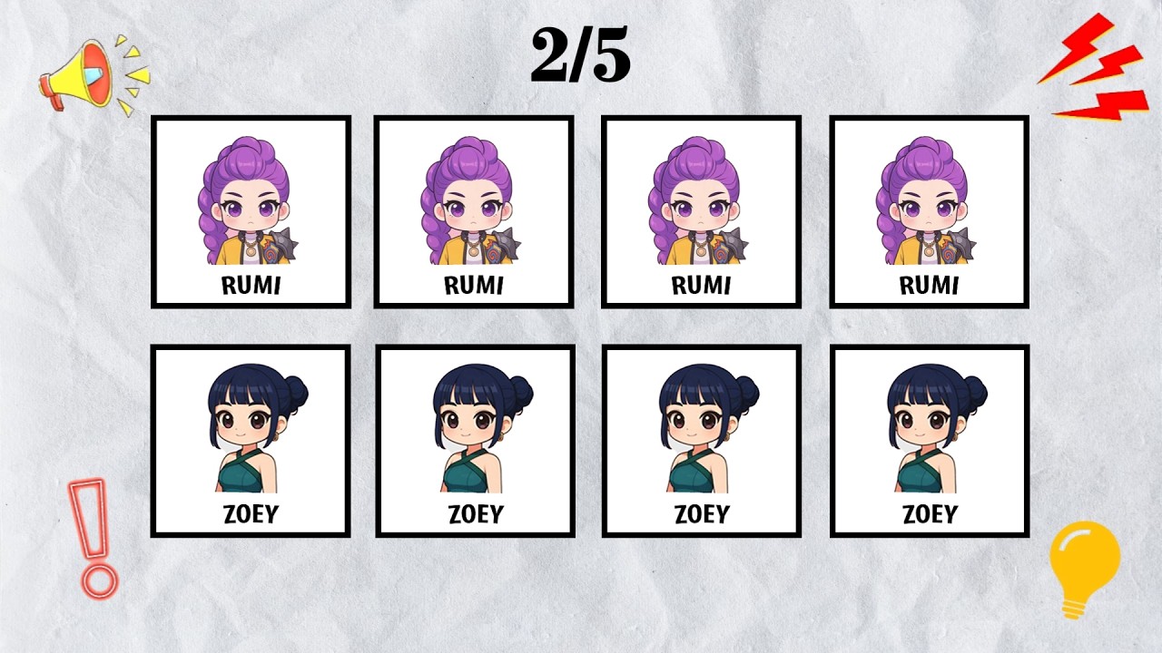 Say The Word On Beat Challenge | Level 1 – 5 | Kpop Demon Hunters | Soda pop | Kids Edition