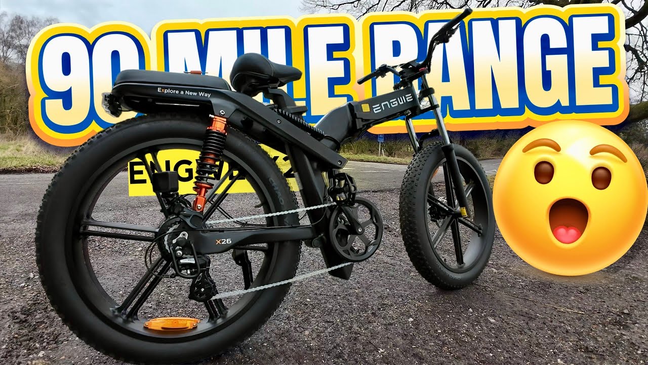 ENGWE X26 HAS A 90 MILE RANGE! Duel Battery & 1200w Motor | Review