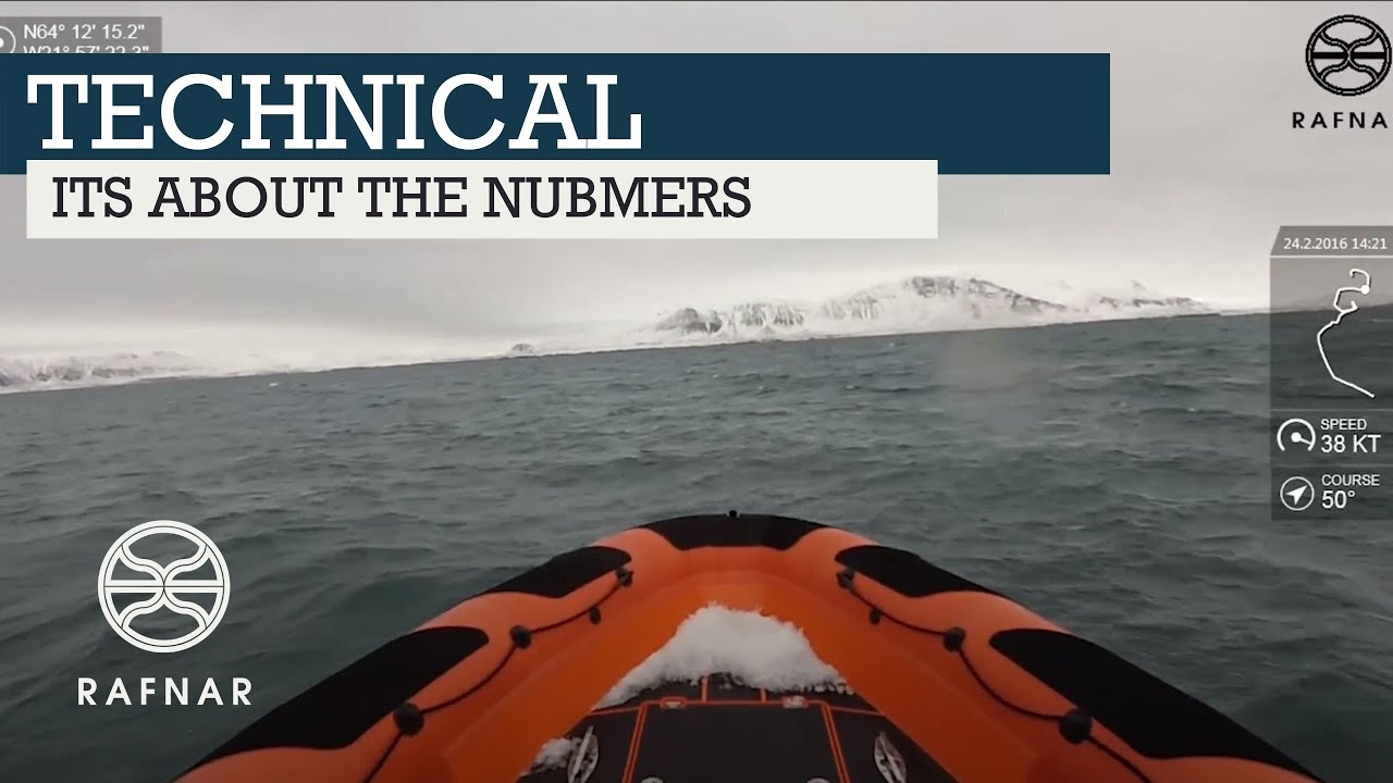 Rafnar 1100 Technical Sea-Trial With GPS And Speed Overlay