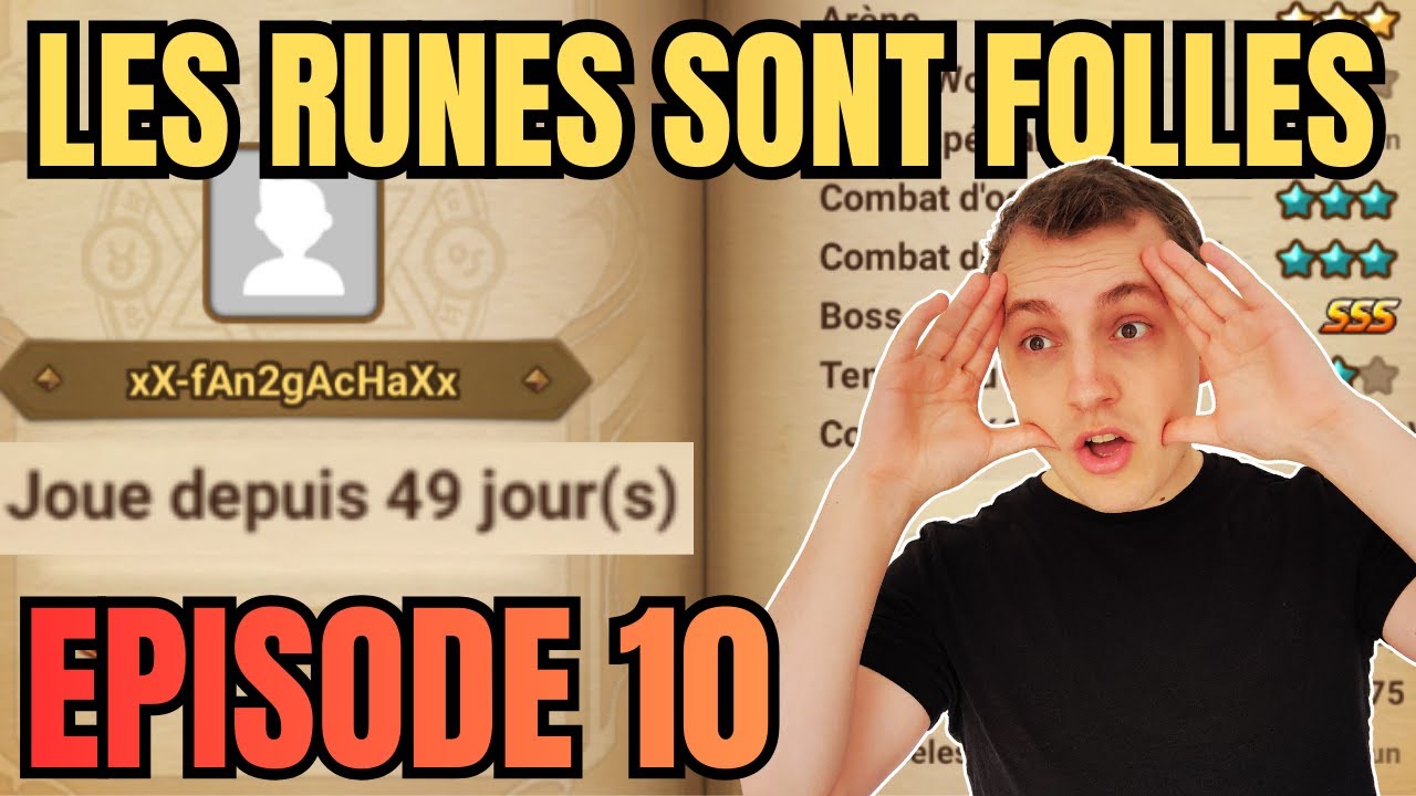 MON COMPTE DÉBUTANT APRÈS 49 JOURS (Les runes sont déjà incroyables) ÉPISODE 10 | Summoners war