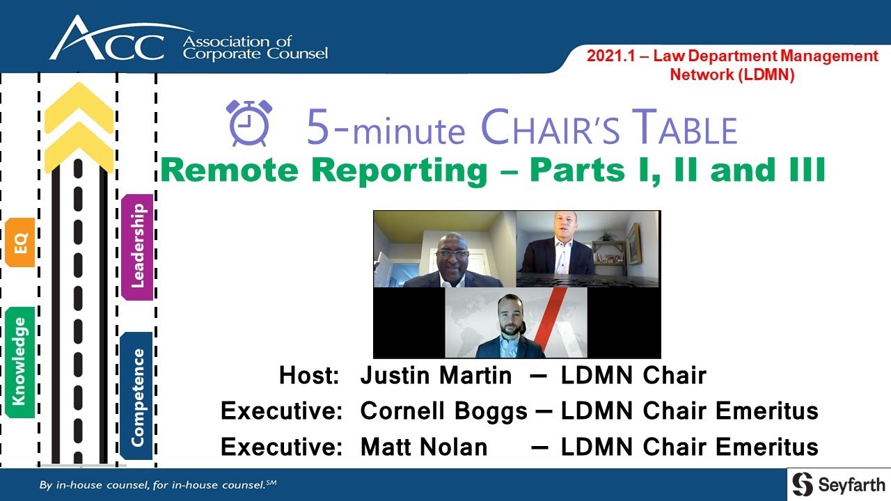 Remote Reporting Parts I - III
