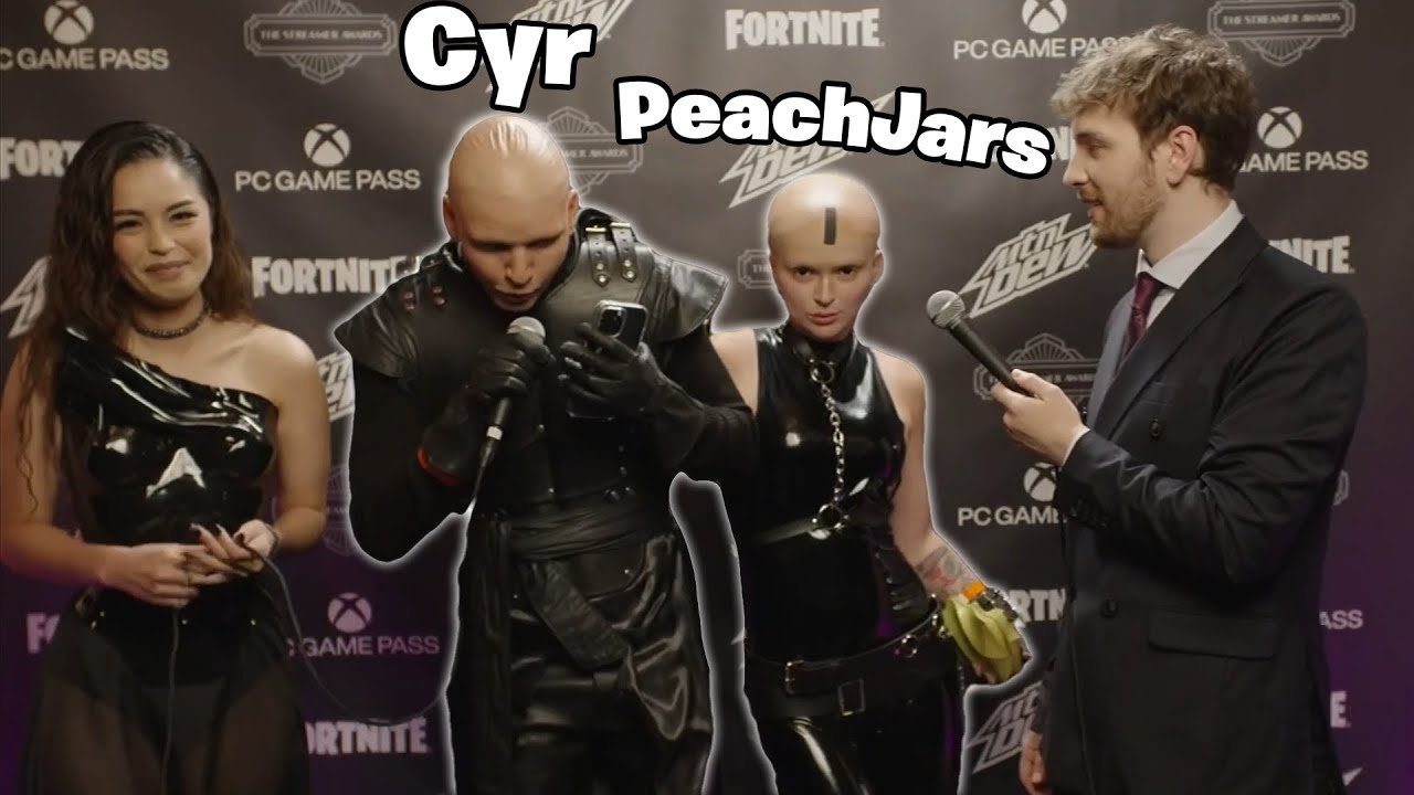 Cyr & PeachJars SURPRISED Everyone with their OUTFIT in The Streamer Awards 2024