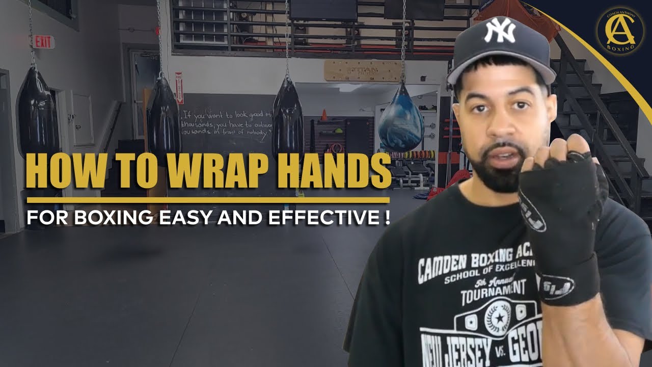 HOW TO WRAP HANDS FOR BOXING EASY AND EFFECTIVE !