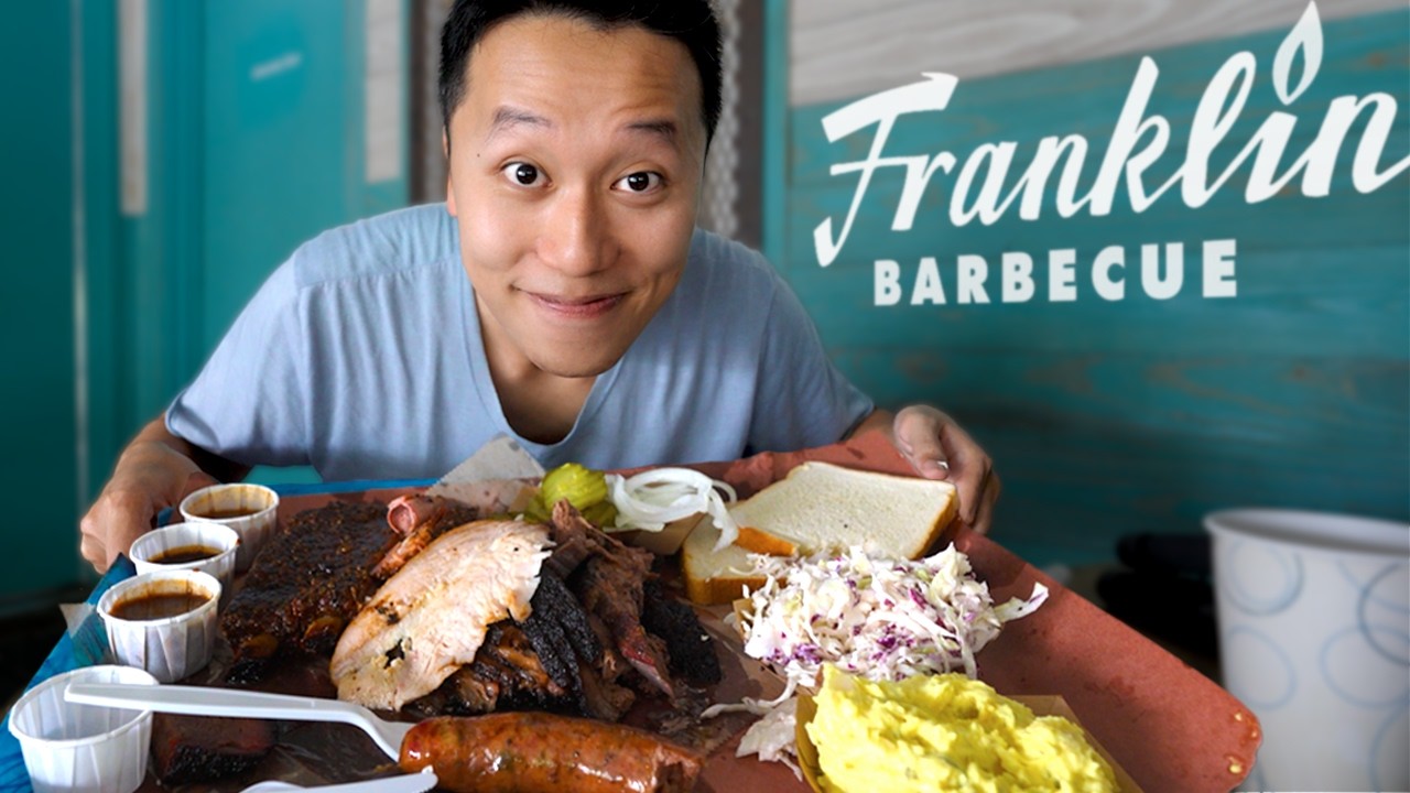 🇺🇸 EPIC MEAT PLATTER at FRANKLIN BBQ! Ultimate Texas Food Tour AUSTIN
