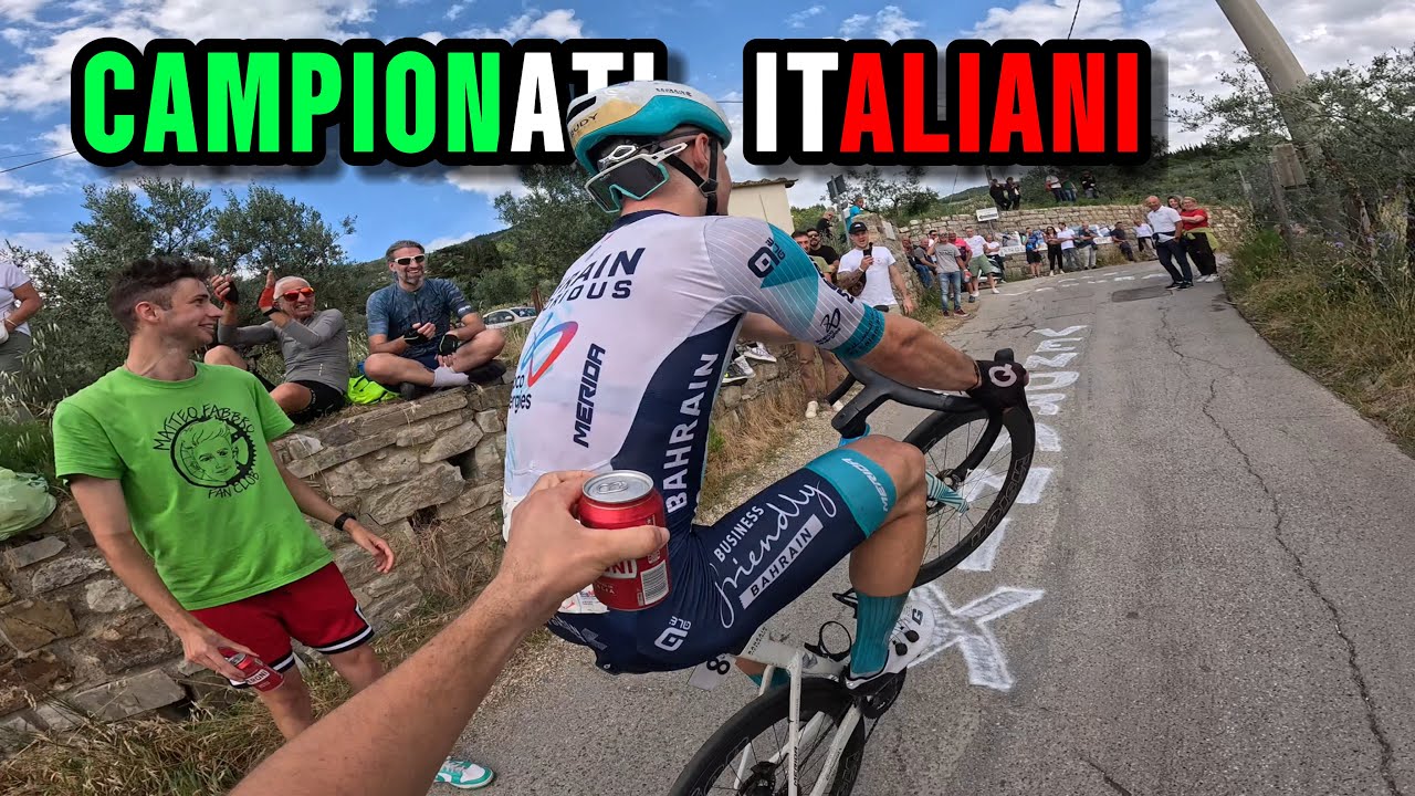 CAMPIONATI ITALIANO su STRADA - DELIRIO E IMPENNATE sulle strade TOSCANE