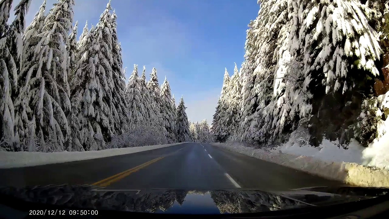 Driving Beautiful sunny day in Vancouver to the Mount Seymour #roadtrip #travel #seymour