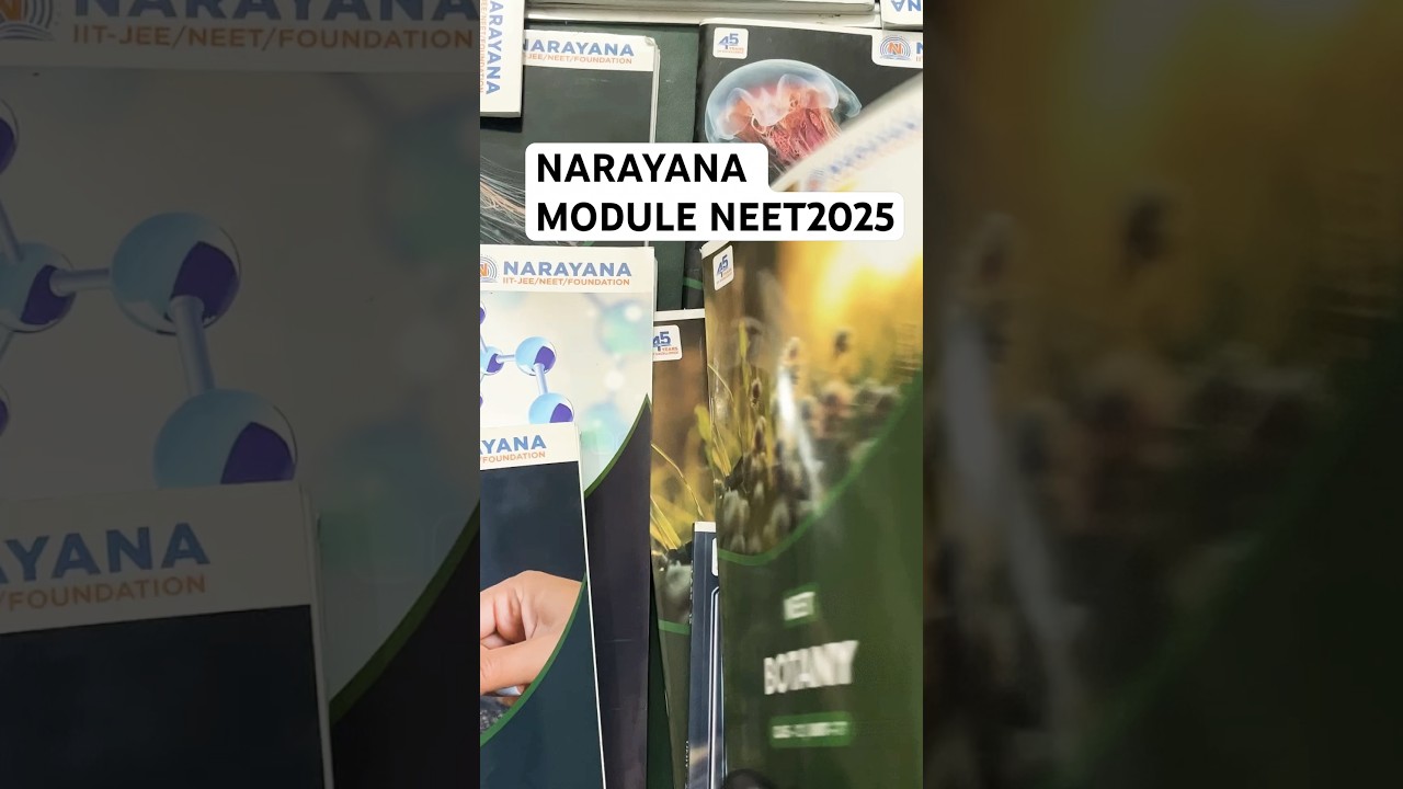 Unboxing NARAYANA coaching institute MODULE |NEET Review 📚| Modules, Tests & Toppers' Secrets! 🎯✅