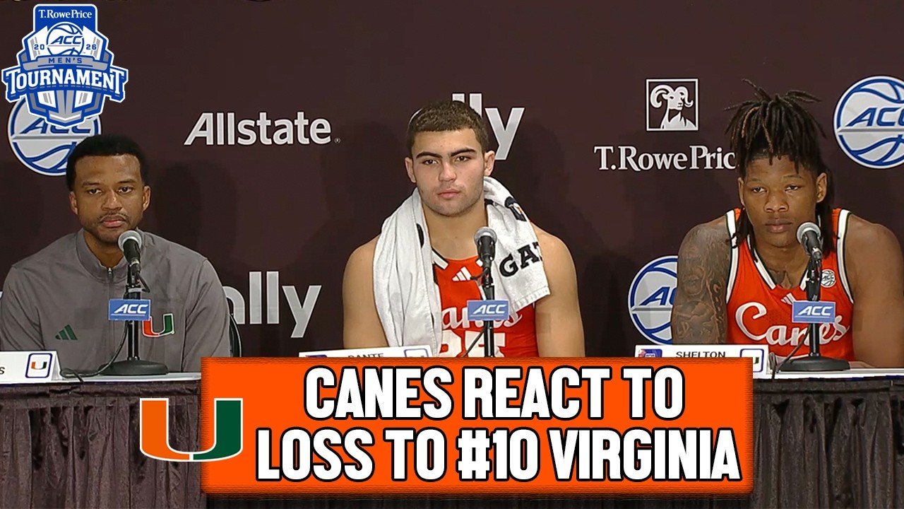 Jai Lucas, Shelton Henderson & Dante Allen Postgame After Loss to #10 Virginia at ACC Tournament