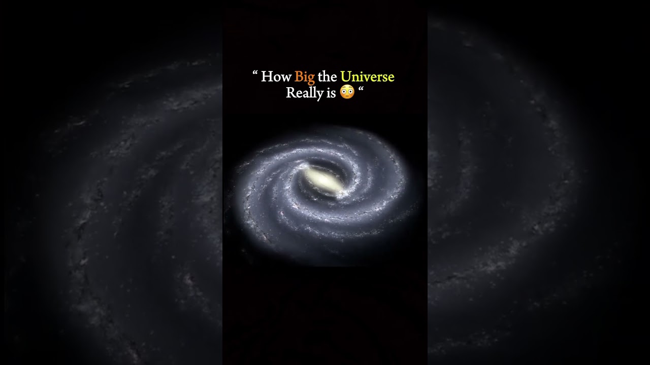 How big the universe really is 😳🤯 #knowledge #education