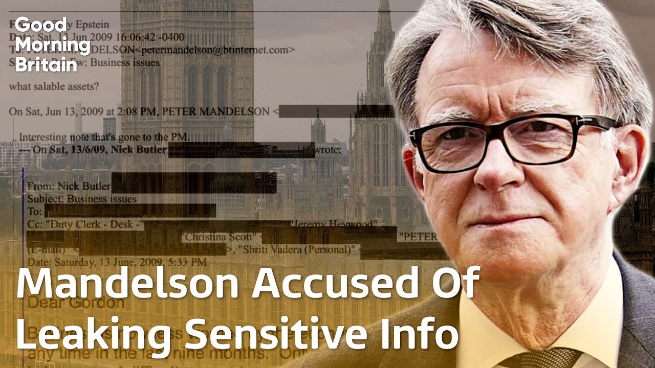Lord Mandelson could face police investigation over Epstein information leak | Good Morning Britain