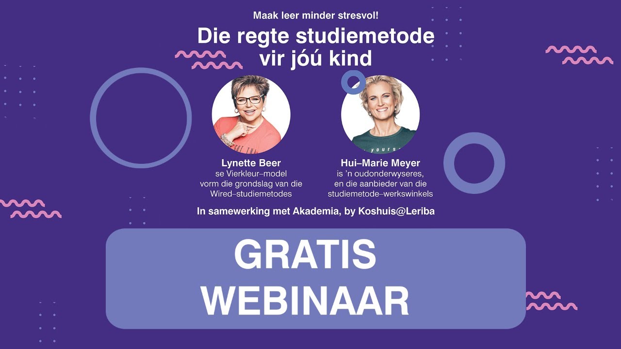 LEER JOU KIND VOLGENS SY TEMPERAMENT? | Lynette Beer en Hui-Mari Meyer | STUDIEMETODES WEBINAAR